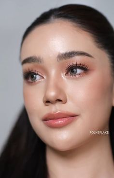 Filipino Make Up Looks, Makeup For Graduation Day, Asian Dewy Makeup, Bride Make Up Asian, Photo Id Makeup, Make Up Glam Look, Wedding Make Up Natural Glam