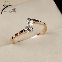 Ring Shots, Gold Ring Designs, Cz Ring, Gold Jewelry Fashion, Elegant Jewelry, 18k Rose Gold, Bling Bling, Amazing Jewelry, Ring Set