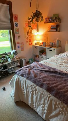 the bedroom is clean and ready to be used as a child's playroom