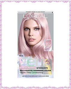 L'Oréal Paris Feria Pastels Hair Color, P2 Rosy Blush (Smokey Pink) ~ 1 kit About the Product Feria Smokey Pastels are custom-blended by master colorists for the imaginative trendsetter. Formulated with 3 sophisticated tones for a soft, dusty color with smokey, sophisticated undertones. Smokey Pastels are ideal for light blonde hair. If hair is darker, start by pre-lightening with Feria Extreme Platinum. Apply Pastels 14 days later. Smokey Pastels are ideal for light blonde hair. If hair is darker, start by pre-lightening with Feria Extreme Platinum. Apply Pastels 14 days later. Always refer to insert inside product for detailed application instructions. Instructions vary by shade. For complete instructions, please refer to package insert located inside haircolor box. Important: Haircolor Feria Hair Color, Gold Hair Dye, Rose Gold Hair Dye, Blond Rose, Loreal Hair, Short Ombre Hair, Bold Hair Color, Pastel Pink Hair, Hair Color Pastel