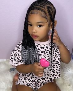 Toddler Braided Hairstyles, Toddler Braids, Black Kids Braids Hairstyles, Hairstyles For Black Kids