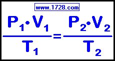 a blue and white sign with the words p v 1 = 2 t2