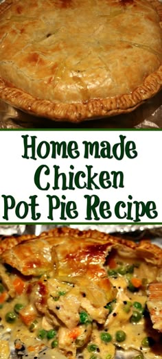 chicken pot pie recipe made in the oven