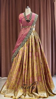 Bridal Sarees South Indian, Baby Frock, Half Saree Designs