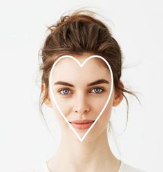 Face Shape Guide: Pick The Right Glasses For Your Face | Framesbuy Glasses For Heart Face Shape, Heart Shaped Face Glasses, Heart Shaped Face, Facial Shapes, Glasses Frames Trendy