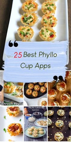 the 25 best phylo cup app is shown in this collage with different images