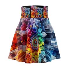 A versatile fit AOP skater skirt with a cozy, soft touch and a casual look. Inspired by the freedom of creativity, it will instantly become your everyday favorite. .: 95% Polyester 5% Spandex .: Versatile fit .: Printed on care label in black color .: White thread color .: Assembled in the USA from globally sourced parts Casual Multicolor Fitted Skirt, Fitted Multicolor Casual Skirt, Casual Fitted Multicolor Skirt, High Waist Lined Multicolor Mini Skirt, High Waist Multicolor Lined Mini Skirt, Flowy Multicolor Lined Skort, Casual High Waist Multicolor Skort, Multicolor Fitted Skort With Lined Skirt, Trendy Fitted Multicolor Skirt