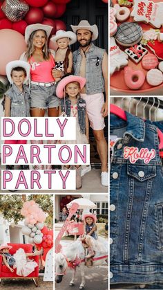 Looking for creative kids birthday party theme ideas? Try this adorable Dolly Parton birthday party theme! Read this post to see inside our 6 year old's birthday party and all of the fun country themed party decorations we had set up!! This trending kids birthday party theme was a total hit with all of our party guests & worked great for our daughter Kolly (Kolly Parton!). Country Themed Party, Birthday Party Theme Ideas, Country Themed Parties, Lolli And Pops, Dream Birthday, Party Theme Ideas