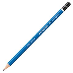 a blue pencil with an eraser on it