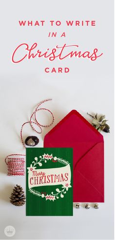 what to write in a christmas card