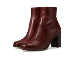 Sofft Santee | Zappos.com Classic Stacked Heel Boots For Fall, Brown Leather Sole Boots For Semi-formal Occasions, Brown Suede Lined Block Heel Boots, Fall Suede-lined Block Heel Boots, Chic 4-inch Heeled Suede Boots, Groovy Clothes, Brown Booties With Reinforced Heel, Medium Width, Dark Autumn