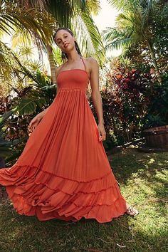 Cute Sundresses Long, Senior Pictures Dresses, Maxi Dress Free People, Cute Sundresses, Bohemian Dresses Long, Bohemian Dresses, Maxi Dresses Fall, Maxi Sundress, Strapless Maxi