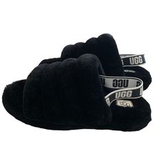 New Without Tags Comfy Black Slip-on Slippers, Black Winter Slippers With Round Toe, Black Slip-on Winter Slippers, Black Cushioned Slippers For Winter, Cozy Black Slip-on Slippers, Black Cozy Slippers With Round Toe, Black Round Toe Slippers For Fall, Comfortable Black Slippers For Streetwear, Comfortable Black Slippers For Fall