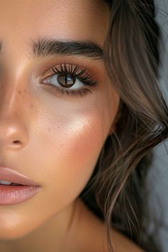 Wedding Guest Make Up 2024, Smoky Natural Eye Makeup, Smoky Brown Eye Makeup Natural, Light Brown Smokey Eye Makeup, Eye Makeup For Tan Skin, Wedding Makeup Ideas For Brown Eyes, Summer Wedding Makeup For Brown Eyes, Daytime Makeup For Brown Eyes, Make Up For Brown Eyes Natural