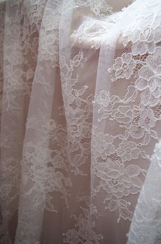 Ivory French lace fabricchantilly lace fabric alencon lace | Etsy Bridal Lace Fabric, Floral Wedding Dress, Alencon Lace, Wedding Dress Fabrics, Ivory Bridal, Wedding Gowns Lace, Chantilly Lace, Lace Weddings, French Lace