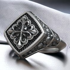 Celebrate the valor and heritage of the Knights with our Maltese Cross Symbol Knight Stones Signet, crafted from high-quality 925 sterling silver. This distinguished ring features the iconic Maltese Cross, a symbol of bravery, honor, and protection, adorned with knightly stones that enhance its regal appearance. Perfect for history enthusiasts and those who appreciate meaningful and symbolic jewelry, this adjustable ring ensures a comfortable fit for any finger size. Handcrafted with exceptional Classic Silver Stainless Steel Signet Ring, Heirloom Silver Tarnish-resistant Jewelry, Elegant Silver Stainless Steel Signet Ring, Elegant Gift Signet Ring With Oxidized Finish, Silver Heirloom Signet Ring Tarnish Resistant, Heirloom Silver Tarnish-resistant Signet Ring, Classic Oxidized Jewelry For Anniversary, Antique Silver Jewelry Tarnish Resistant, Antique Silver Tarnish-resistant Jewelry