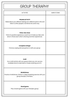 Check In Questions For Group Therapy, Group Therapy Games, Therapy Binder, Group Therapy Ideas, Family Therapy Interventions, Counselling Activities, Family Therapy Activities, Group Counseling Activities, Health Websites