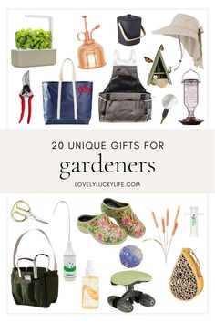 the top 20 unique gifts for gardeners