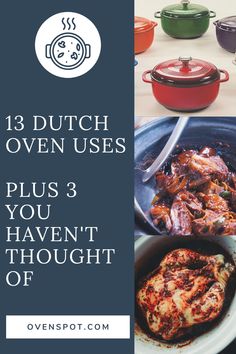 the words, 13 dutch oven uses plus 3 you haven't thought of on top of