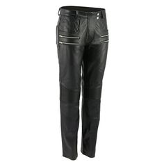 M Boss Motorcycle Apparel BOS26500 Ladies Black Vixen Leather Motorcycle Pants Quilted Belt Detailing Made in The Best Quality Soft Aniline Cowhide Leather that is Both Comfortable and Durable, These Premium Leather Biker Pants is of the Highest Quality Genuine Cowhide Leather. Features : Complete with Jean Style Pockets Quilted Belt Detail Double Zipper Faux Pocket Detailing on Each Side with Stretch Panel on Knees Two Rear Pockets Two Side Pockets and; Double Snap Front Flap Hidden Zipper Fly Leather Biker Pants, Leather Motorcycle Pants, Motorcycle Apparel, Automotive Apparel, Biker Pants, Motorcycle Pants, Motorcycle Outfit, Pocket Detail, Jeans Style