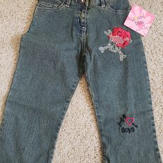 Girls Jeans Brand New Cute Denim Bottoms For School, Cute Blue Denim Jeans, Blue Denim Jeans For School, Cute Medium Wash Denim Jeans, Kids Denim, Denim Color, Colored Denim, Girls Jeans, Jeans Brands