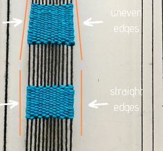 the instructions for how to make a knitted scarf