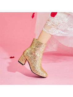 Sequin Low Heeled Ankle Boots Women Sparkly Glitter Block Heel Booties Dressy Wedding Bride Bridesmaid Prom Dress Autumn Halloween Shoes
Heel measures approximately 2.5inches
High-quality glitter material with colorful sparkling sequin embellishments;
Side zipper design, easy to put on and take off;
Glitter boots are suitable for parties, work, dates, weddings or other occasions. You are definitely the most eye-catching one.
The surface of the ankle boots is studded with sparkly sequins, dazzlin Glitter Ankle Boots, Block Heels Wedding, Bridal Party Dress, Sparkly Boots, Sparkly High Heels, Halloween Shoes, Low Heel Ankle Boots, Ankle Boots Dress, Chunky Heel Booties