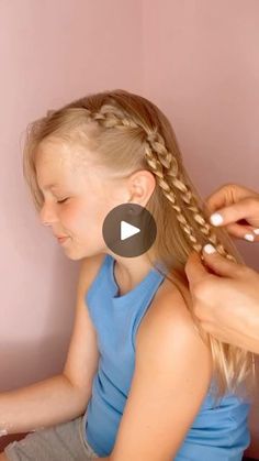 957K views · 3K reactions | CUTE HALF UP BRAID HAIRSTYLE | Audrey and Victoria #hairtutorial #hairstyle | Mom Generations | Mom Generations · Original audio Half Up Braid, Girls Haircuts, Braided Hairdo, Fancy Hair, Braid Hairstyle, Girl Haircut, Kids Hair Cuts, Fancy Hairstyles