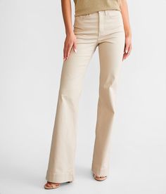 BKE Billie Trouser Stretch Pant - Khaki 33/30, Women's Khaki High rise Slim through the hip and thigh 20 bottom opening Comfort waistband Faux back welt pockets. 58% Cotton 39% Polyester 3% Spandex. Machine wash separately cold water. No bleach. Tumble dry low. Warm iron. Apparel & Accessories > Clothing > Pants Women’s Khaki Pants, Khaki Pants Women, Khaki Dress Pants, Khaki Pants Men, Womens Khakis, Clothing Pants, Style Aesthetic, Accessories Clothing, Stretch Pants