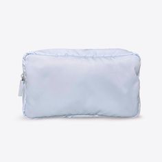 Our blue puffy, cloud-like bag has arrived just in time for summer - perfect for storing your skincare go-to's or to help keep your favorite things together while on the go. Blue Pouch Cosmetic Bag, Functional Blue Pouch Cosmetic Bag, Blue Cosmetic Bag With Removable Pouch For Travel, Blue Cosmetic Bag With Removable Pouch For On-the-go, Blue Pouch Cosmetic Bag For On-the-go, Blue On-the-go Pouch Cosmetic Bag, Blue Travel Cosmetic Bag With Removable Pouch, Blue On-the-go Cosmetic Pouch, Soft Pouch Bag For Everyday Use