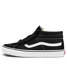 Vans Sk8-Mid 'Black' VN0A391F6BT (SNKR/Skate/Unisex/Mid Top/Classic) Vans Urban Black High-top Sneakers, Vans Black High-top Sneakers For Sports, Vans Black High-top Sneakers, Black Vans High-top Sneakers For Sports, Black Casual High-top Sneakers For Skateboarding, Casual Black High-top Sneakers For Skateboarding, Vans Black Sneakers For Skating, Casual Skate Shoes For Winter Streetwear, Casual Winter Skate Shoes For Streetwear