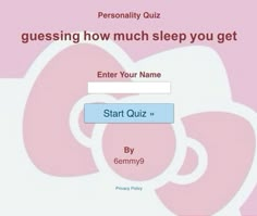 #uquiz #quiz #sleep #hellokitty Aura Quiz, Random Quizzes, Quizzes Funny, Fun Online Quizzes, Interesting Quizzes, Fun Quizzes To Take, How To Sleep