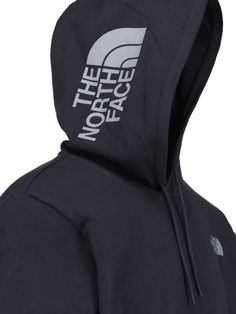 The North Face logo hoodie in black cotton blend with drawstring hood, grey maxi logo print detail, grey logo print on the front and back, maxi front pocket, ribbed trims, straight hem. Composition: 63% Cotton, 37% Polyester Tom Ford Handbags, Wang Dress, Grey Maxi, Versace Sweatshirt, John Lobb, Jimmy Choo Bag, Versace Shirt, Face Logo, Burberry Hat