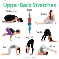 yoga poses for upper back stretches are easy to do and can be used in many ways