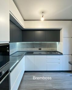 the kitchen is clean and ready for us to use in its new owner's home