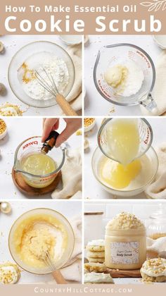 Sugar Cookie Scrub, Whipped Sugar Scrub Recipe, Easy Body Scrub, Exfoliating Scrub Diy, Scrub Ideas, Diy Sugar Cookies, Salt Scrub Diy, Face Diy