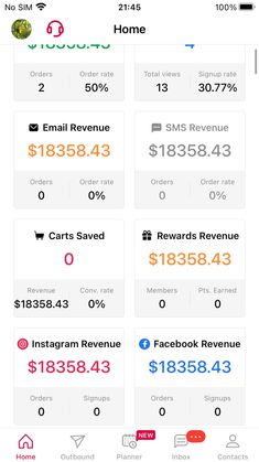 an iphone screen showing the price and features of different items in each item, including $ 3