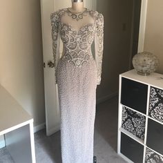 This Dress Was Worn Once And Is In Perfect Condition. The Detailing Is Beyond Gorgeous. Circa 1993 Dresses Vintage, Sheath Wedding Dress, White Formal Dress, Vintage Dresses, Prom Dresses, Prom, Size 6, Formal Dresses, Wedding Dress