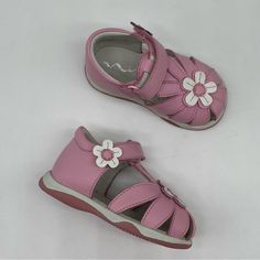 Nina Kids Dizzy Sweet Pink Leather Fisherman Sandals Size 4w Wide Width New Spring Non-slip Sandals With Round Toe, Soft Sole Open Toe Sandals For Spring, Spring Open Toe Sandals With Soft Sole, Playful Closed Toe Sandals With Soft Sole, Cute Leather Sandals For Spring, Cute Adjustable Closed Toe Sandals, Playful Spring Sandals, Cute Sandals With Soft Sole And Open Toe, Cute Open Toe Sandals With Soft Sole