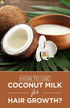 #Coconutmilk has got amazing properties that help in growing healthy & beautiful hair. Know how coconut milk for #hairgrowth helps, ways of ... Milk Hair Mask, Coconut Milk Hair, Coconut Milk Hair Mask, Drinking Coconut, Coconut Milk For Hair, Milk Hair, Coconut Oil Skin Care