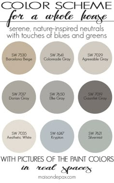 the modern farmhouse paint colors are available in many different shades and sizes, including grays,