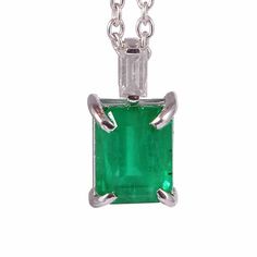 natural emerald and diamond pendant for womans and girls in 14k solid gold best birthday gift for womans / best anniversary present / best wedding pendant in 14k gold surprised your girl with this beautifull may birthstone pendant ------------------------------------------------------------------------------------------------------------------------------------------------item description - stone - natural emeraldshape - emerald cutsize - 4.50 * 7.30 mmweight - 1.03 caratscolour - rich green lus Best Birthday Gift, Wedding Pendant, Emerald Pendant, May Birthstone, Anniversary Present, Rich Green, Birthstone Pendant, Emerald Earrings, Bracelet Collection