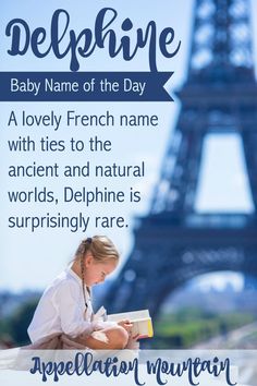 This lovely French name for girls is surprisingly rare. Part-flower name, part-animal kingdom name, with ties to the ancient world, Delphine has many an appealing meaning. Best Girl Names, French Name, French Names, Vintage Names, Gender Neutral Names, Why Don't We, Name Inspiration