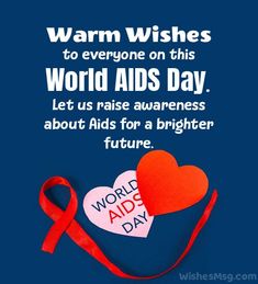 AIDS Awareness Quotes - AIDS Day Wishes | WishesMsg Day Wishes, Quote Of The Day, Let It Be, Quotes