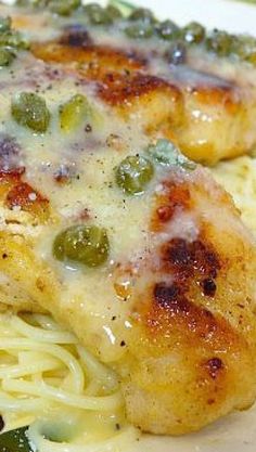 Lemon Butter Caper Chicken, Lemon And Caper Chicken, Chicken With Lemon Caper Sauce, Lemon Chicken With Capers Recipe, Lemon Capers Chicken, Lemon Mushroom Sauce, Lemon Butter Sauce With Capers, Lemon Caper Sauce Recipe, Lemon And Caper Sauce