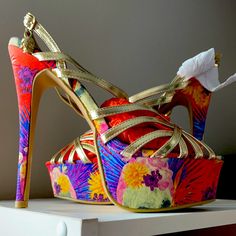 Tropical Themed Open Toe Iron Fist Heels. Adorned With Gold Details And Skulls. Even Has A Skull Charm On The Buckle New Never Worn Comes In A Box. Comes With Extra Heel Pegs. I Have A Matching Print Iron Fist Bikini To Go With These. Let Me Know If You’re Interested In That Too. Update: Bikini Sold! Bold Orange Heels For Party, Bold Orange Party Heels, Vibrant Open Toe Heels For Party, Vibrant Colorful Heels For Party, Vibrant Party Heels With Round Toe, Ethiopian Opal Ring, Chic Leather, Iron Fist, A Skull