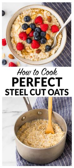 how to cook perfect steel cut oats