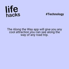 an advertisement with the words life hacks on it and a photo of a person holding a