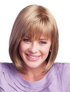 Kids Bob Haircut, Medium Wigs, Straight Bob Hairstyles, Blonde Bob Haircut, Couture Hairstyles, Chin Length Bob, Midlength Haircuts, Stylish Haircuts, Hair Flip