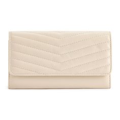 This spacious and stylish Keelan RFID-blocking filemaster wallet is sure to quickly become your go-to daily carry! This spacious and stylish Keelan RFID-blocking filemaster wallet is sure to quickly become your go-to daily carry! RFID-blocking technology safeguards credit & debit cards from unauthorized scanningDETAILS 4"H x 7.75"W x 1.5"D Snap closure Silver-tone hardware Interior: 4 slip pockets, 13 card slots Exterior: 1 zipper pocketCONSTRUCTION & CARE Body: PU Backing: polyester Lining: nyl Versatile Beige Rectangular Wallet, Beige Trifold Wallet With Card Slots For Daily Use, Beige Envelope Wallet With Card Slots, Cream Rectangular Wallets With Card Slots, Beige Rectangular Trifold Wallet With Card Slots, Beige Rectangular Wallets With Interior Card Slots, Beige Envelope Wallet For Daily Use, Beige Rectangular Wallet With Interior Card Slots, Cream Bifold Wallet With Interior Card Slots